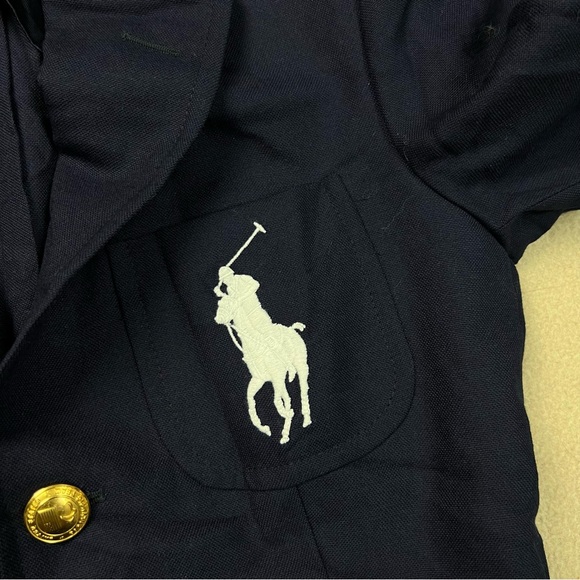 Polo Ralph Lauren Blazer Womens 00P Navy Blue Team USA 2016 Paralympics Wool NWT - Picture 6 of 13